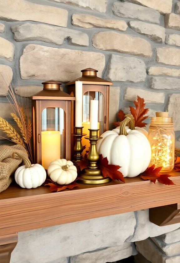 autumn decorations with charm