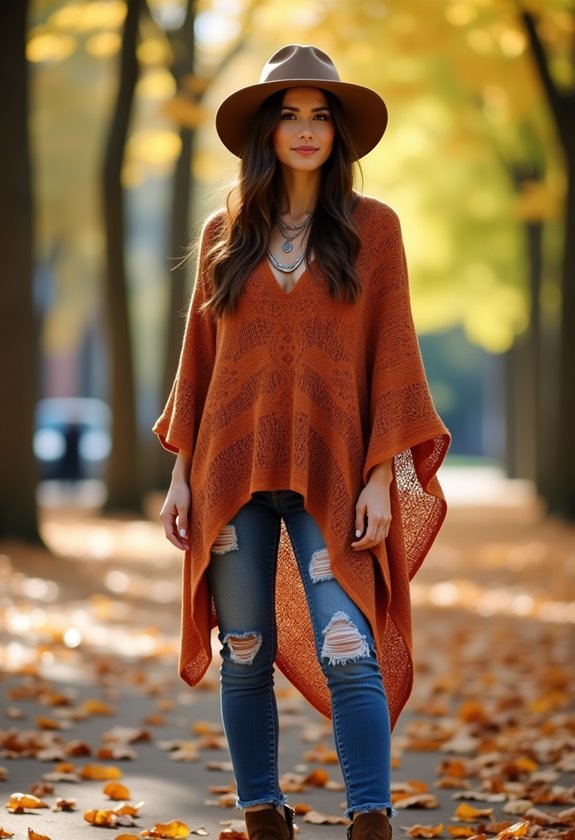 bohemian style fall outfit