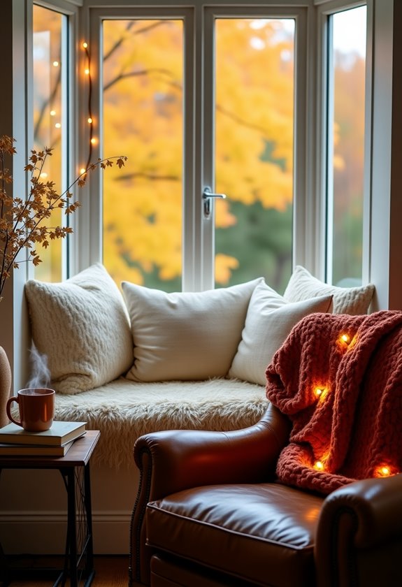 comfortable book corner design