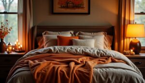cozy autumn bedding ideas