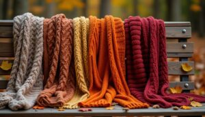 cozy autumn scarf styles