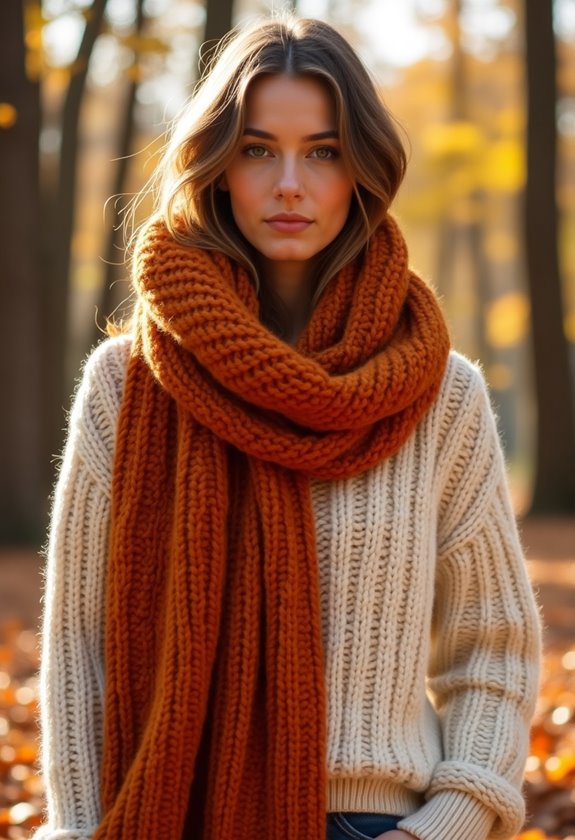 cozy chic statement outfit