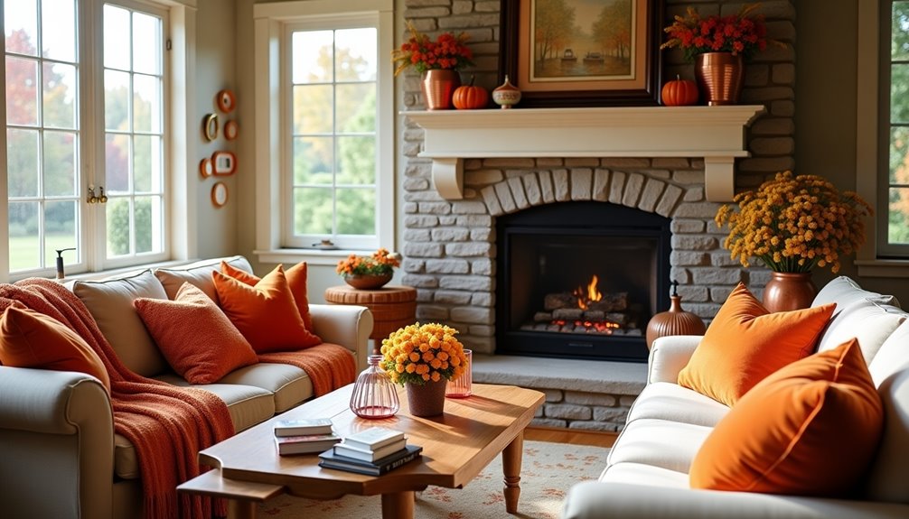 cozy fall living room