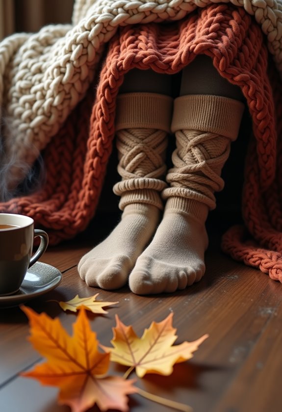 cozy thermal wool socks