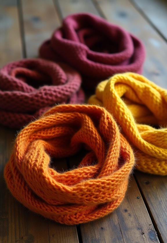 cozy woolen wrap scarf