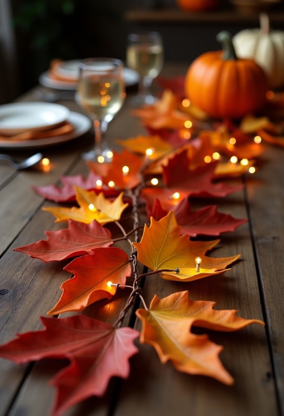 dried leaf decoration ideas