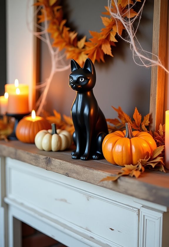 elegant feline themed home decor