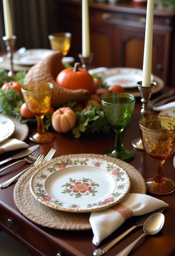 elegant vintage dining pieces