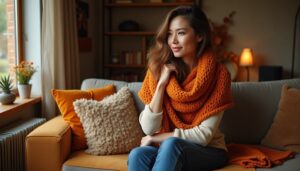 giant knit scarf ideas