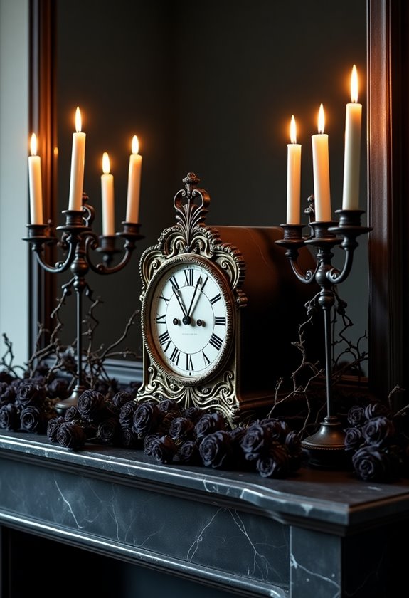 gothic style clock design