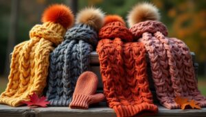 knit accessories for autumn