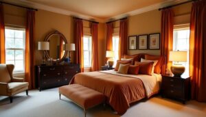 luxurious fall bedroom inspiration