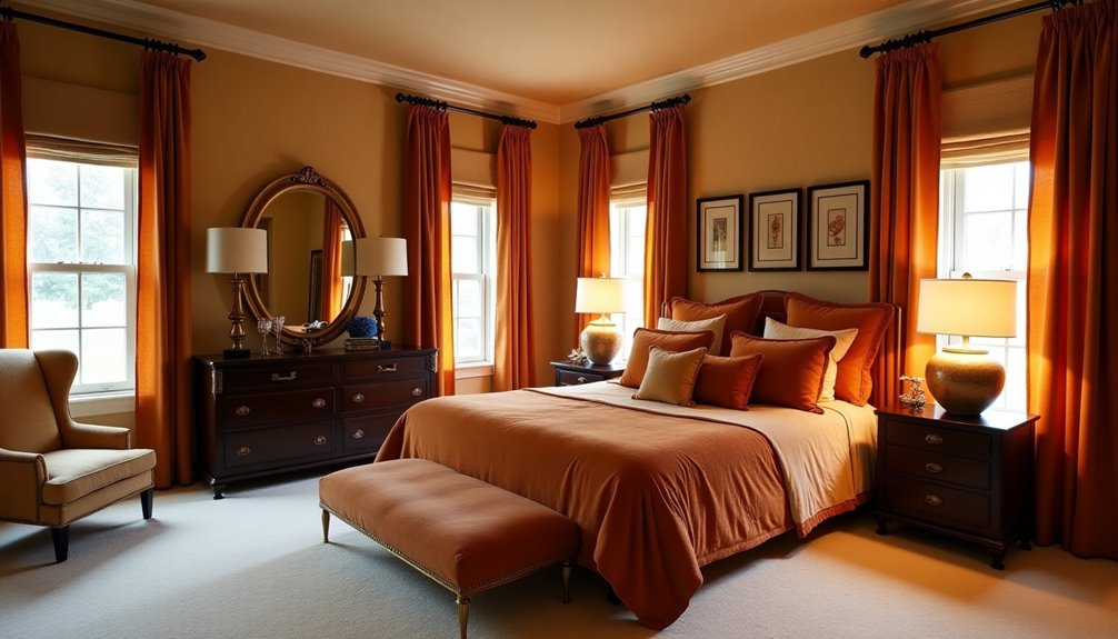 luxurious fall bedroom inspiration