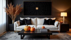 modern halloween home decor