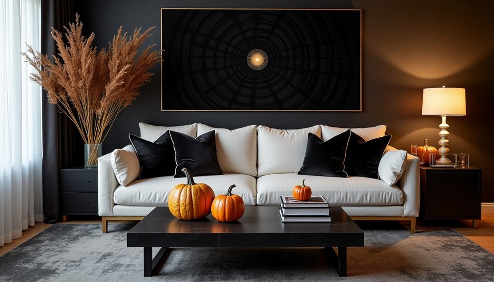 modern halloween home decor