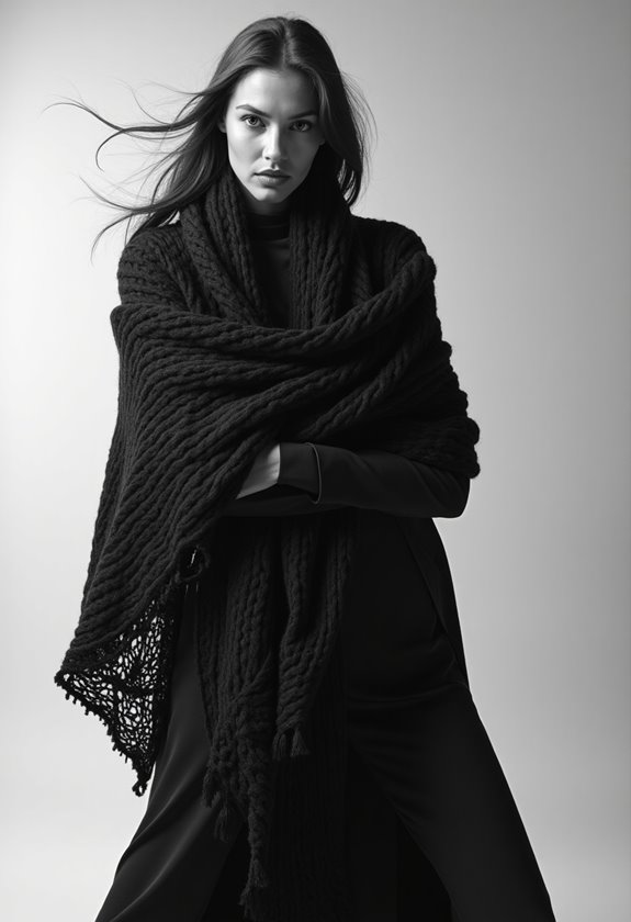 monochrome elegance in fashion