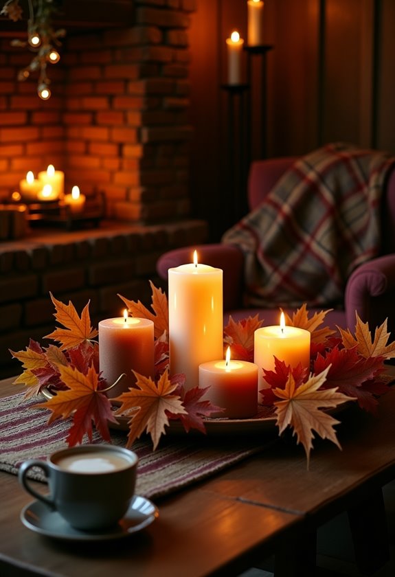 natural autumn decor centerpiece