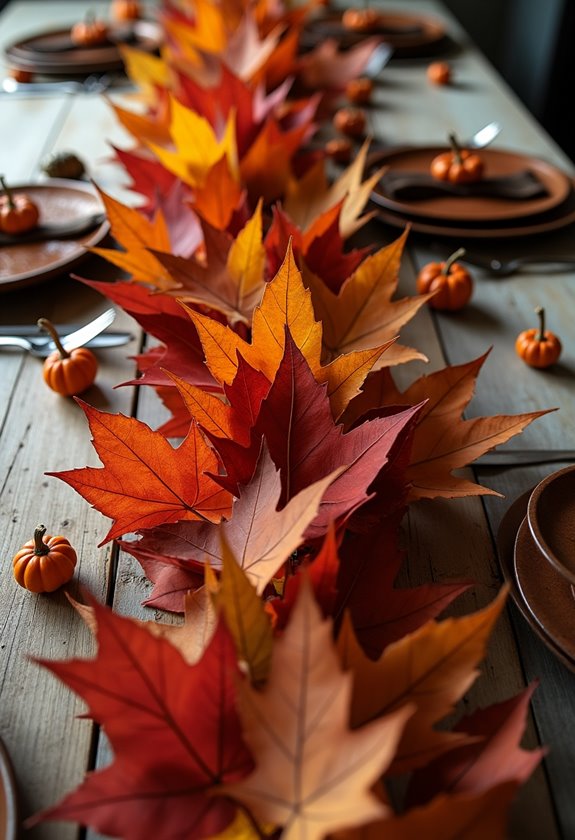 natural dried leaf decoration