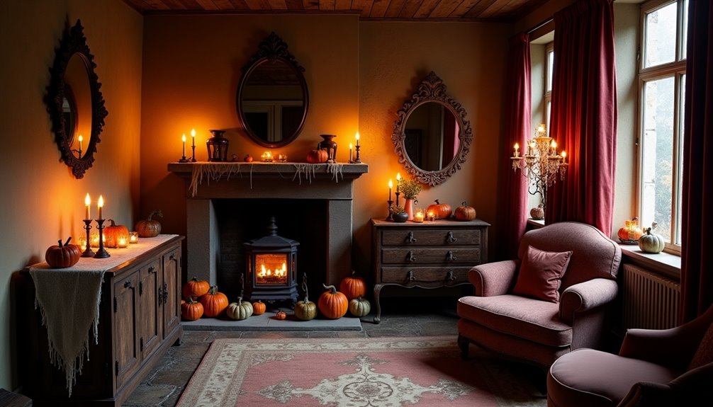 spooky autumn cottage aesthetics