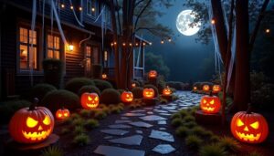 spooky halloween garden decorations