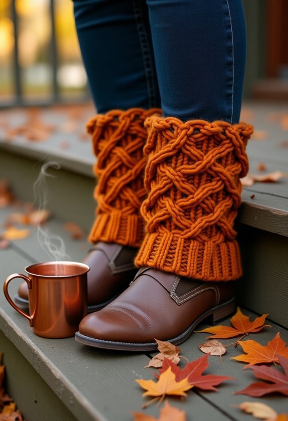 stylish knitted boot accessories