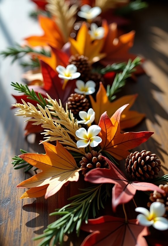 thanksgiving themed decorative garlands