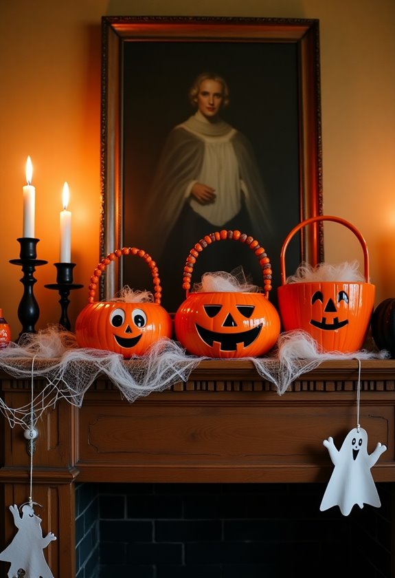 vintage halloween candy containers